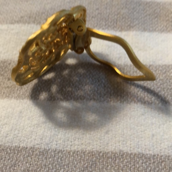 Vintage Scarf Ring Gold - Picture 3 of 4